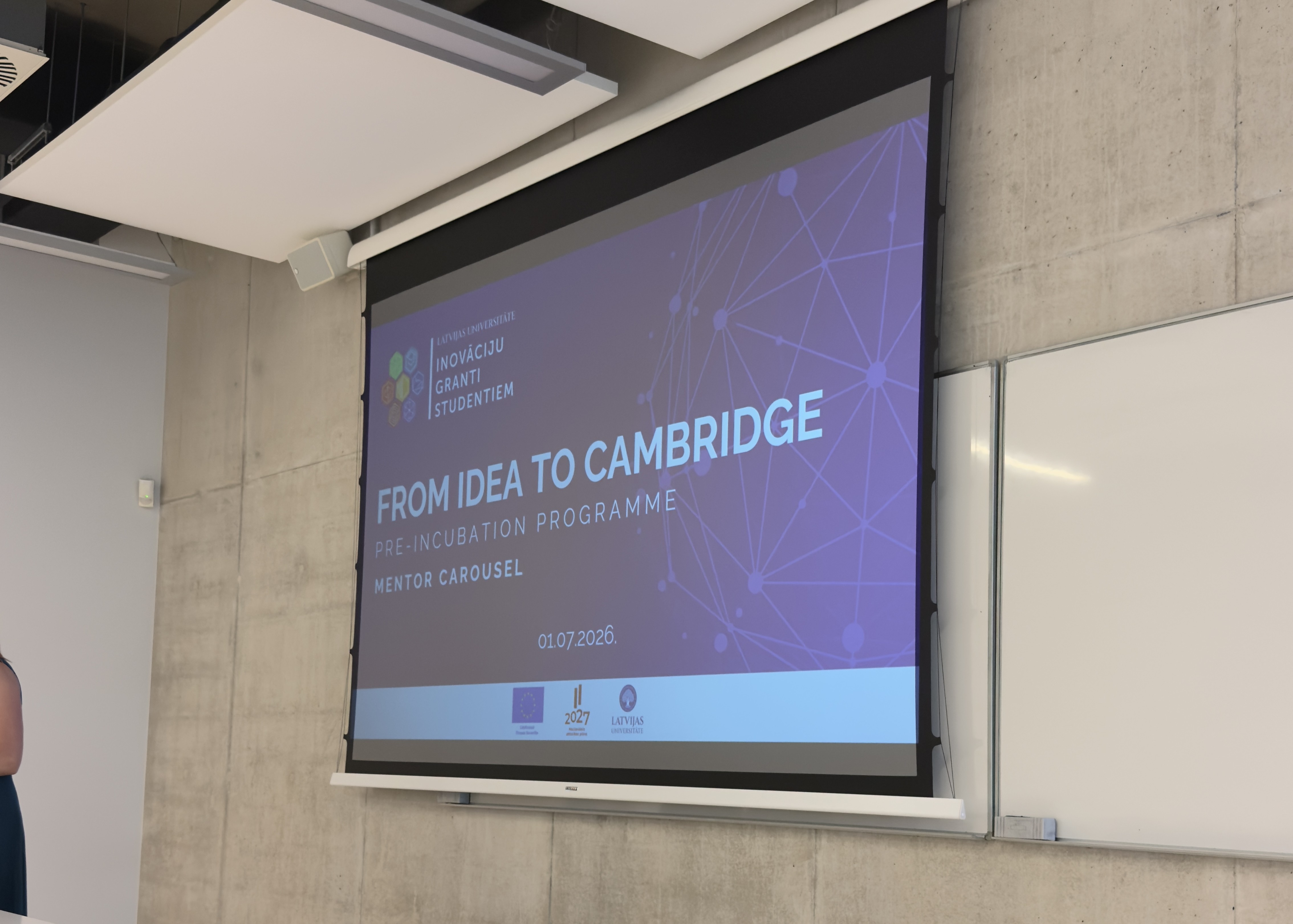 Student Mentoring Program: “From Idea to Cambridge”