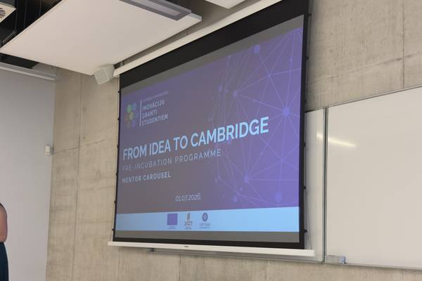 Student Mentoring Program: “From Idea to Cambridge”